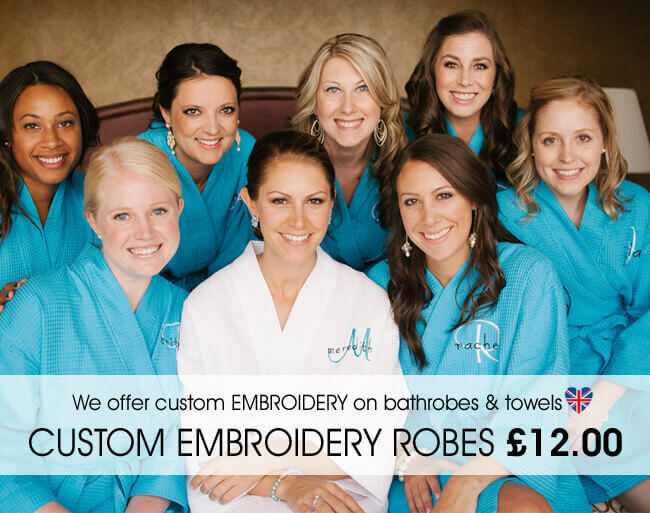 Custom Embroidery Robes