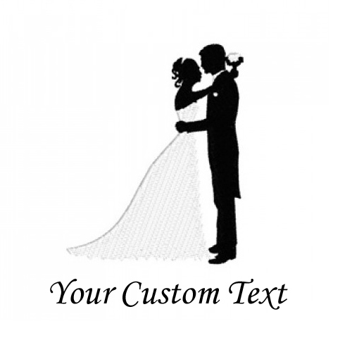 Bride & groom logo Embroidery Bathrobe