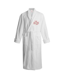 Love dove logo embroidered Bathrobe